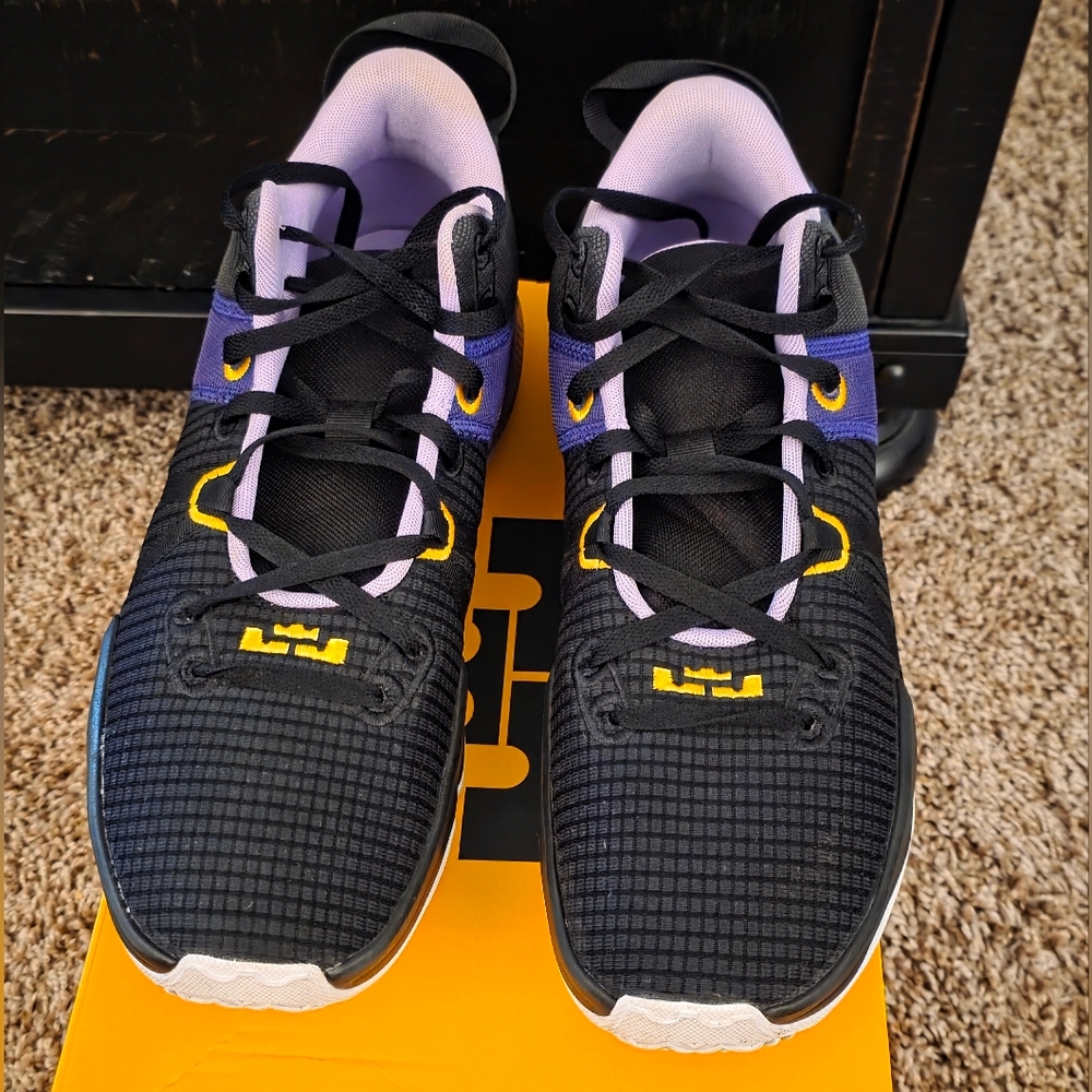 Nike Lebron Witness VII 7 Lakers DM1123-002 Men’s Shoes Size 14